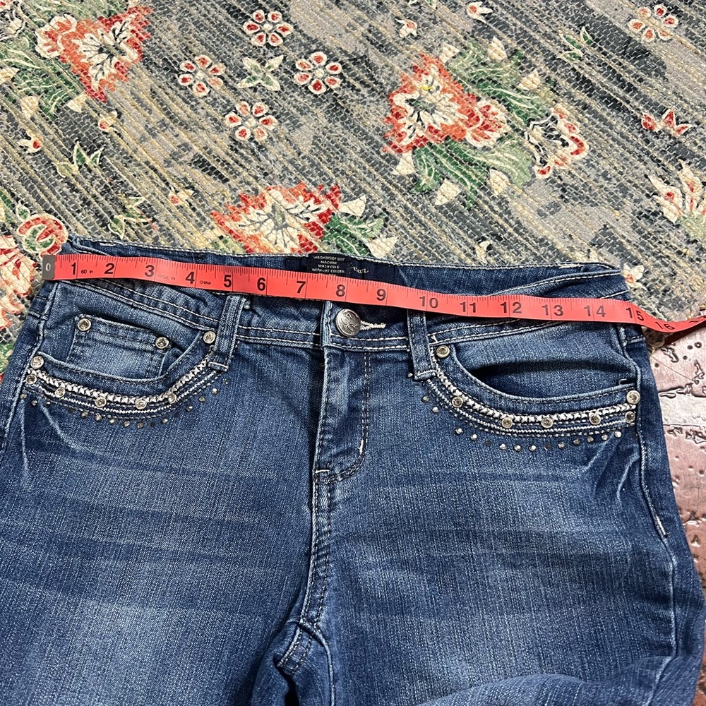 Earl Jean sequin denim skinny jeans - Picture 9 of 11